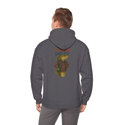 I Fishing Dare You Hoodie – Tough Bass Edition