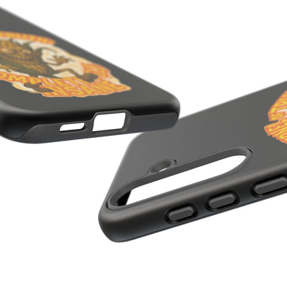 Corny Horror Phone Case - “Kernel of Truth, Completely Insane” Retro Corn Monster