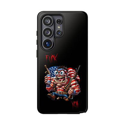 Patriotic Madman Phone Case — 'Funk Yea' USA Flag Tough Case