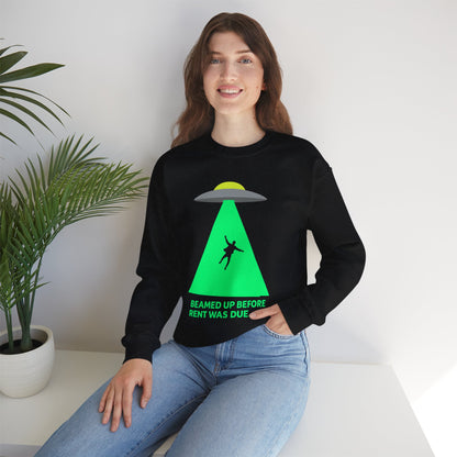Beamed Up Rent-Dodger Crewneck Sweatshirt