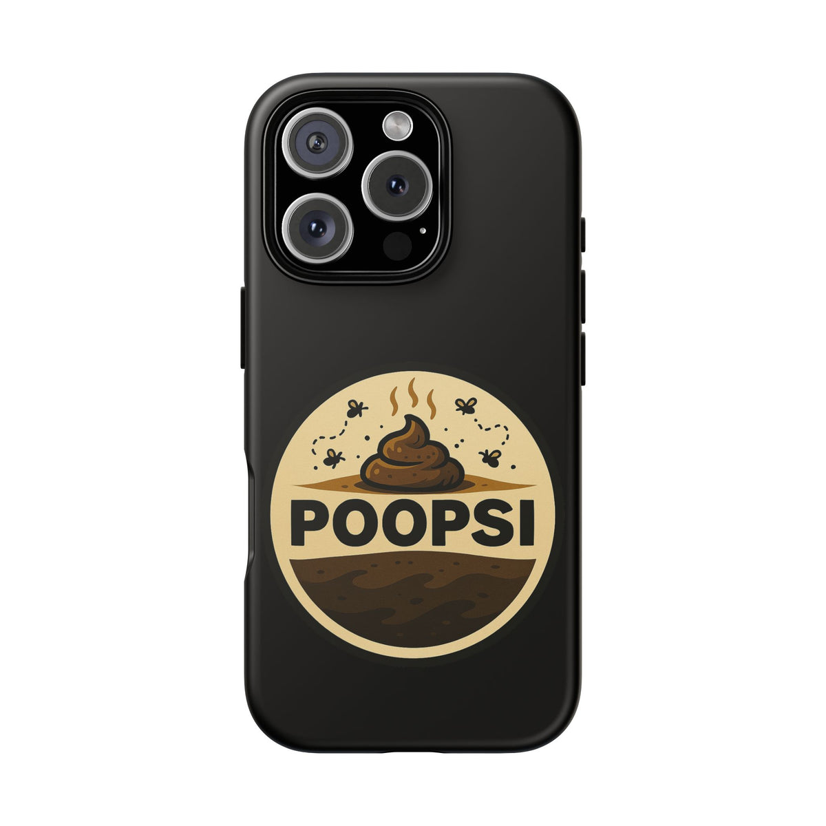 Phone Case — 'POOPSI' Funny Poop Logo Protective Cover