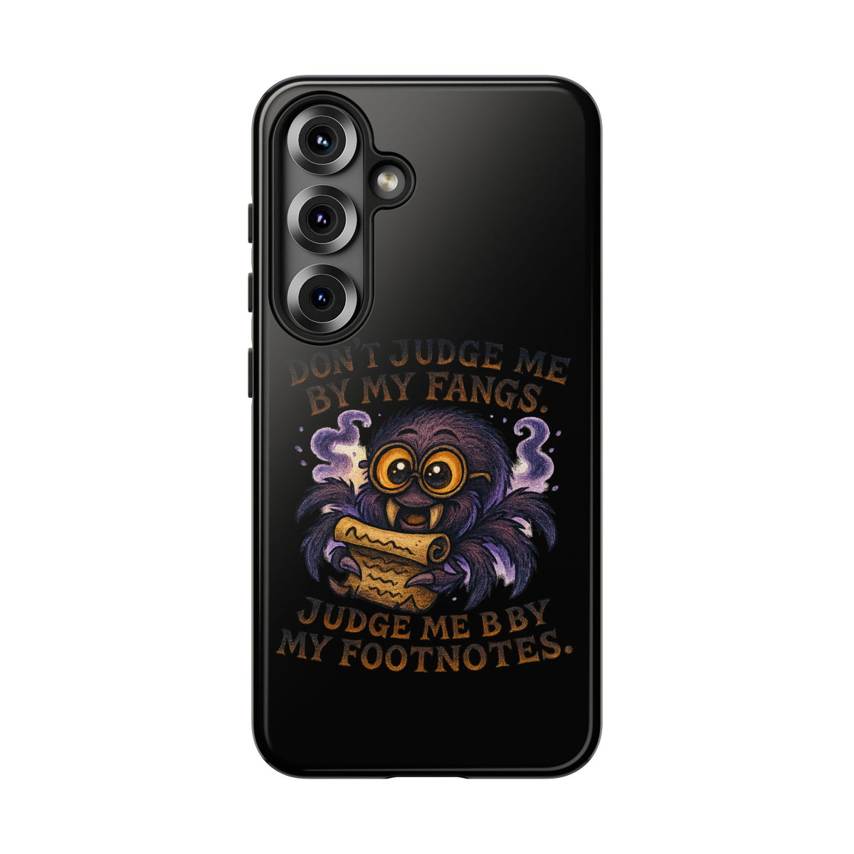 Phone Case — Fiery One-Eyed Demon with "I See Your Soul... And It's Disappointing"
