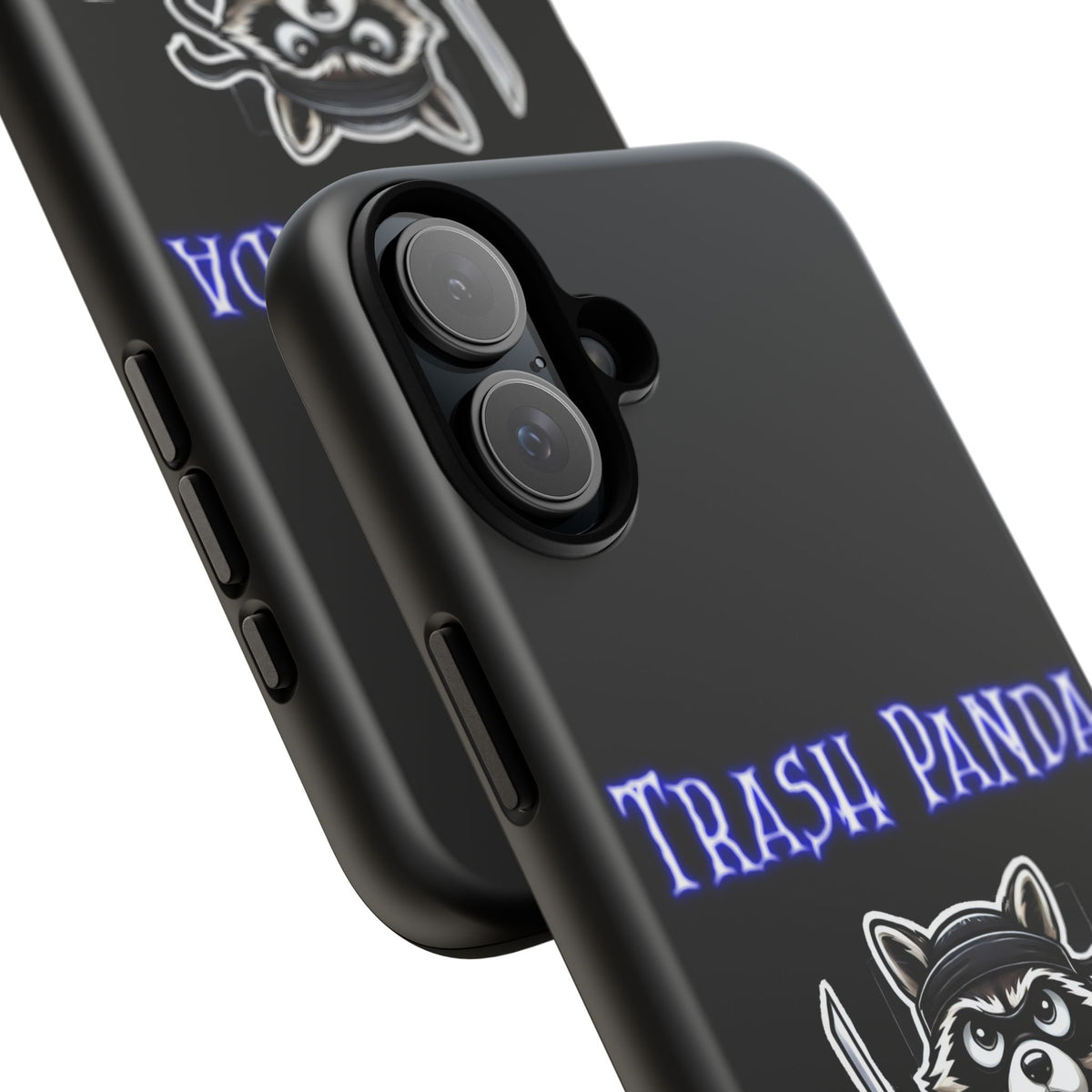 Trash Panda Ninja Phone Case — Cute Raccoon Warrior Protective Case