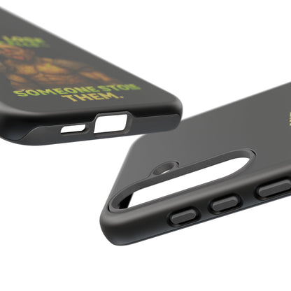 Phone Case — "I Didn't Lose Brain Cells, Someone Stole Them" Funny Zombie Warrior Protective Cover