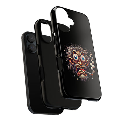 Phone Case — Wild Cartoon Monster Smoking Design