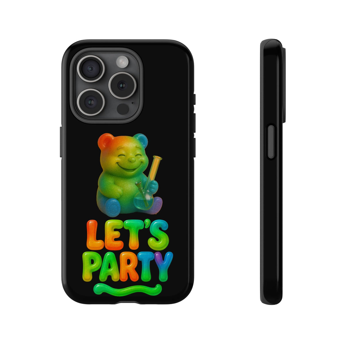 Let's Party Rainbow Bear Phone Case