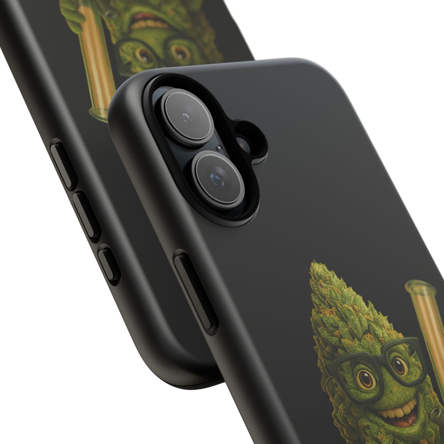 Phone Case — "Educated. Medicated. Elevated." Cute Bud Scientist Design