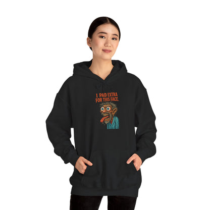 I Paid Extra For This Face Hoodie