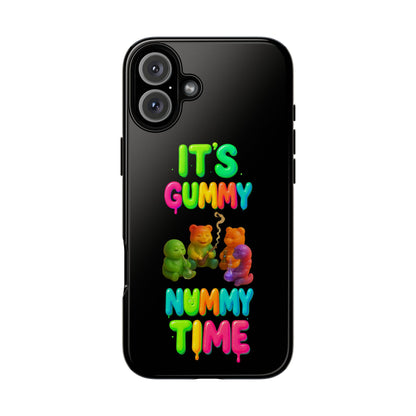 It's Gummy Nummy Time Phone Case — Colorful Gummy Bears Protective Case