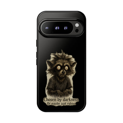 Phone Case — "Chosen by Darkness (Or Maybe Just Rabies)" Cute Creepy Lemur Design