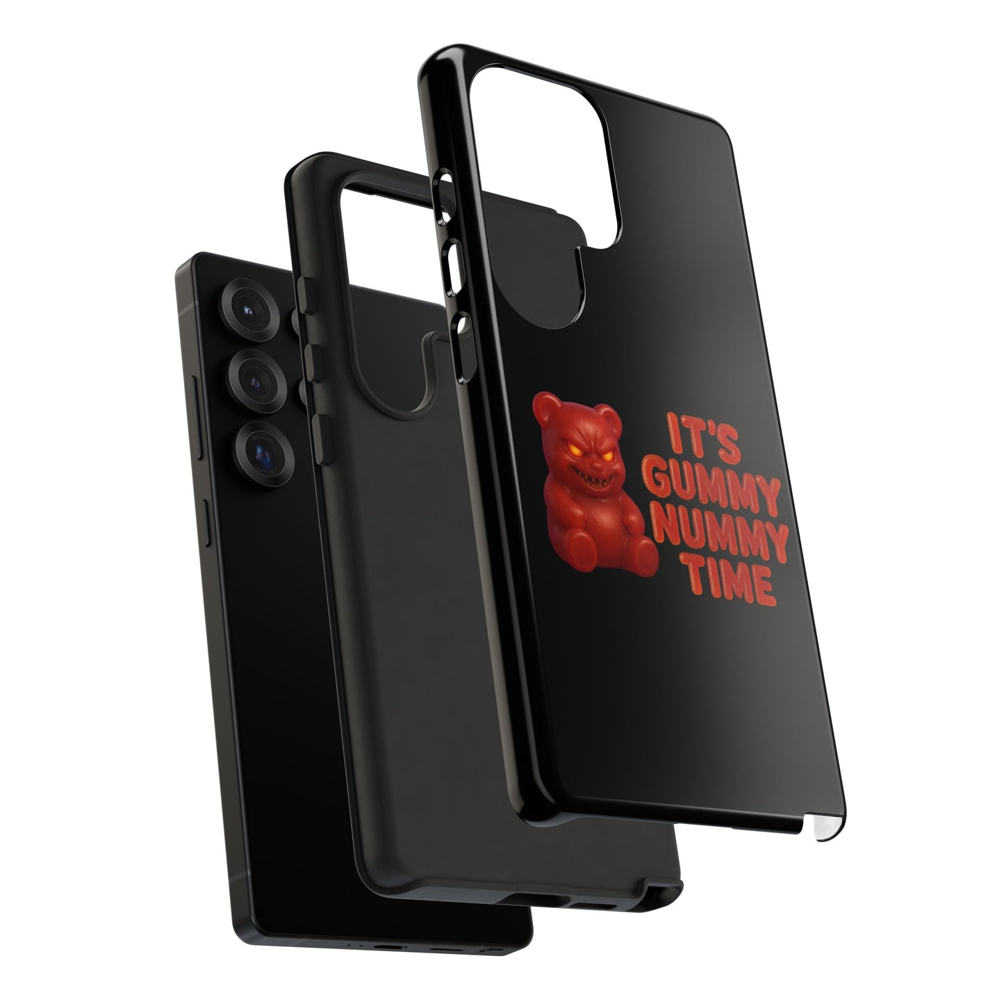 Phone Case — "It's Gummy Nummy Time" Red Gummy Bear Protective Case