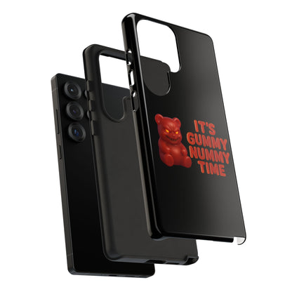 Phone Case — "It's Gummy Nummy Time" Red Gummy Bear Protective Case