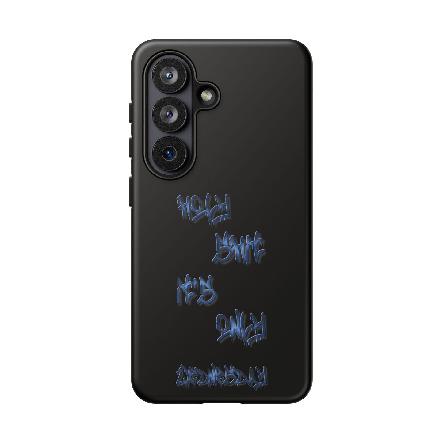 Phone Case — Blue Neon Graffiti "Tough Cases" Protective Cover