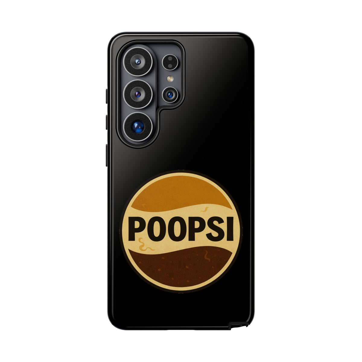 Poopsi Retro Logo Phone Case — Funny Vintage Soda-Inspired iPhone Cover