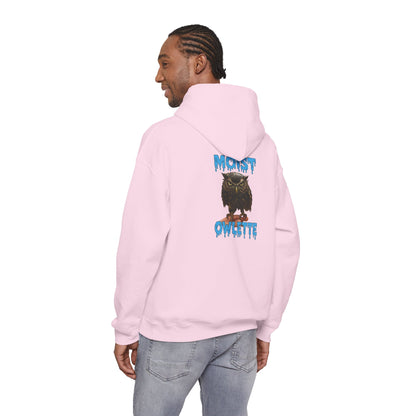 Owl Graphic Hoodie – “Must Owelette” Retro Drip Design