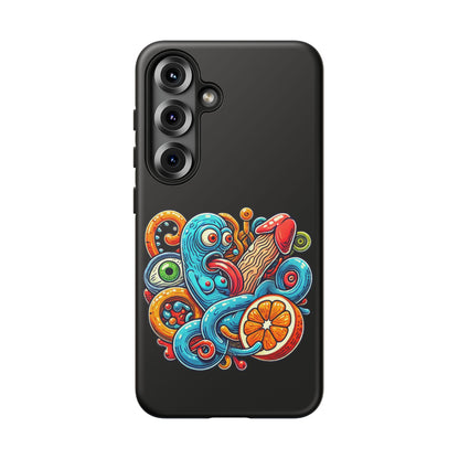 Octopus Surf Phone Case — Colorful Nautical Art Protective Phone Cover