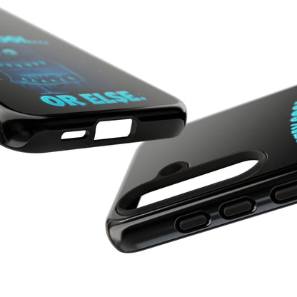 Stay Cool... Or Else. Phone Case — Neon Monster Protective iPhone Cover