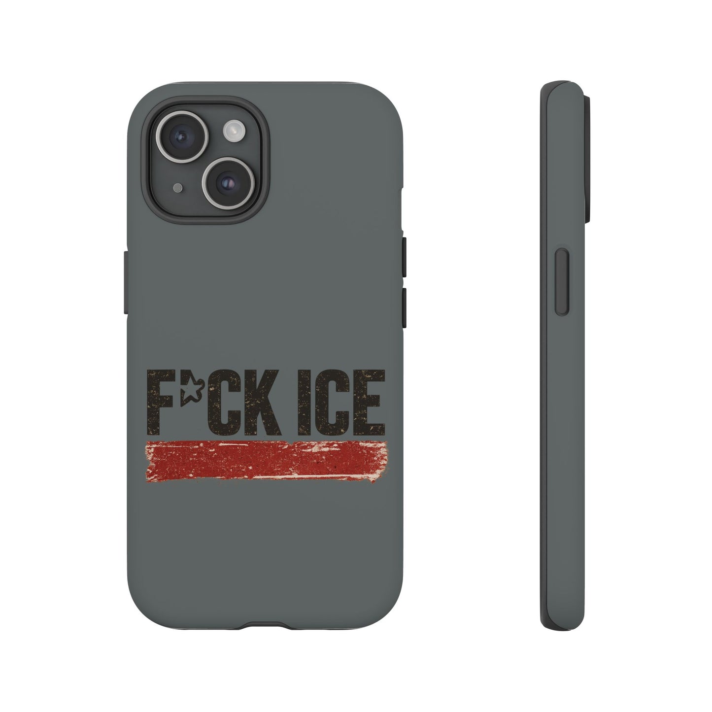 Phone Case - "F*CK ICE" Distressed Protest Design