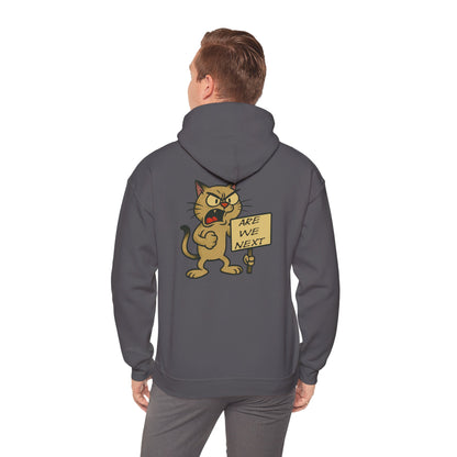Are We Next? Protest Cat Hoodie