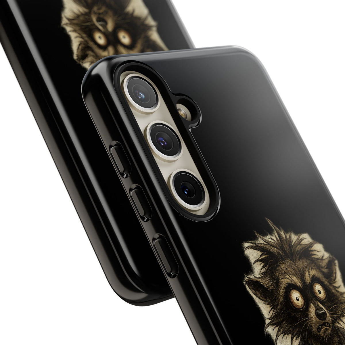 Phone Case — "Chosen by Darkness (Or Maybe Just Rabies)" Cute Creepy Lemur Design