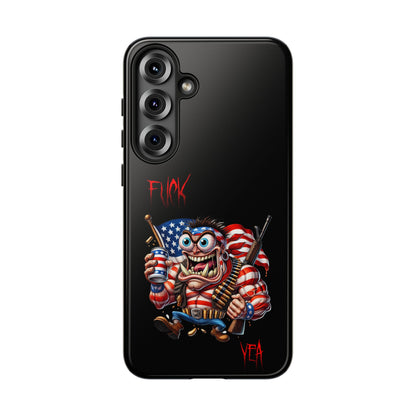 Patriotic Madman Phone Case — 'Funk Yea' USA Flag Tough Case