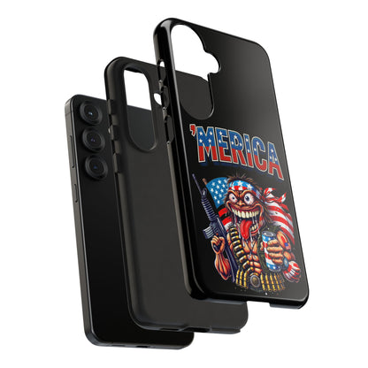 'MERICA Patriotic Phone Case — American Flag Madman Design