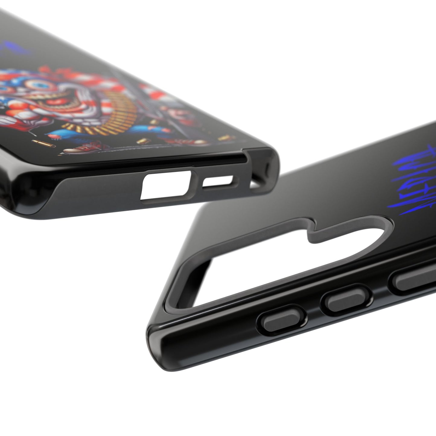 Phone Case — Patriotic 'Merica Clown with Flag, Beer & Rifle