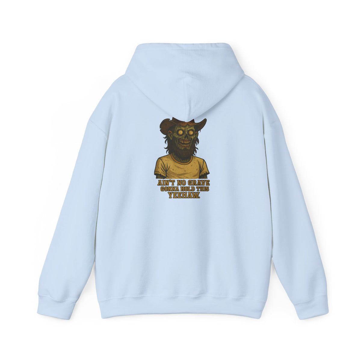 Hoodie - 'Ain't No Grave Could Hold This' Haunted Monster Graphic Pullover