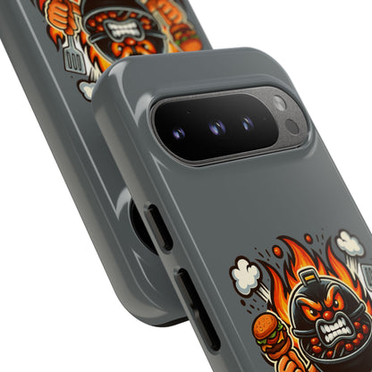 Grilling Phone Case — "Charcoal Is the Last Bastion of Liberty" BBQ Design