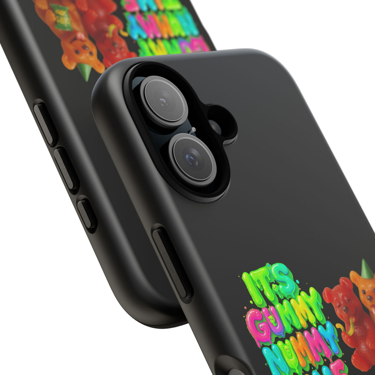 Phone Case — "It's Gummy Nummy Time" Colorful Gummy Bear Protective Case