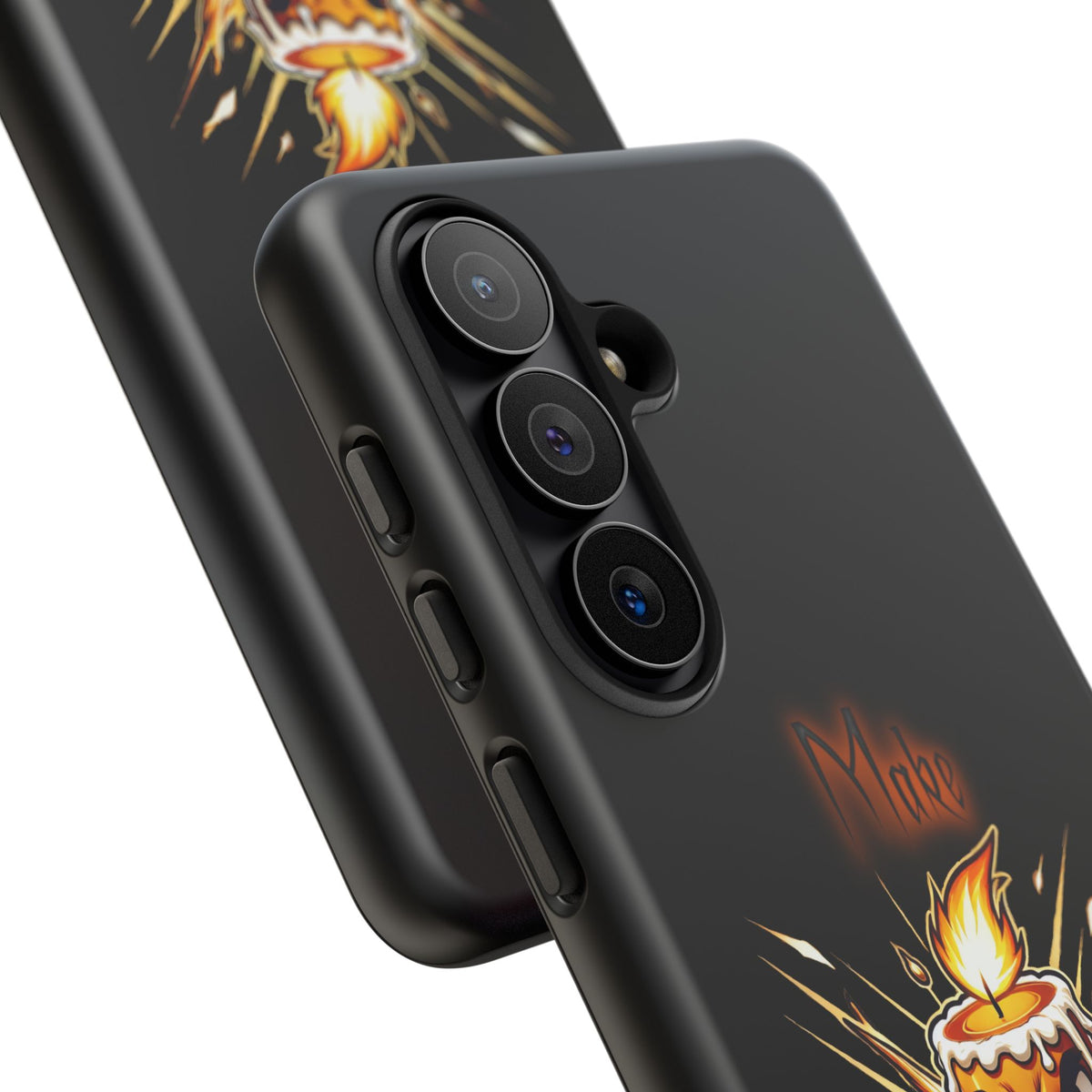 Tough Phone Case — "Make My Fire" Angry Candle Protective Cover