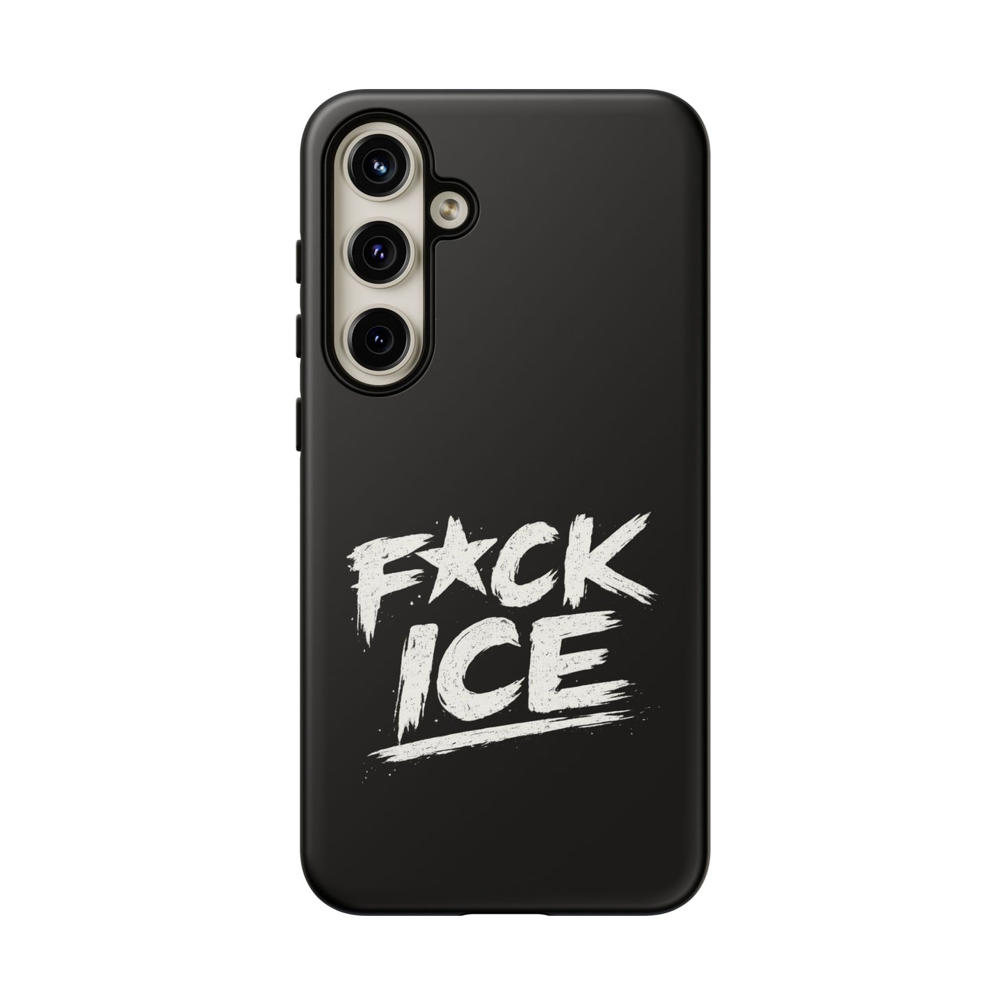 Phone Case — “F*ck Ice” Bold Protest Graphic Protective Case