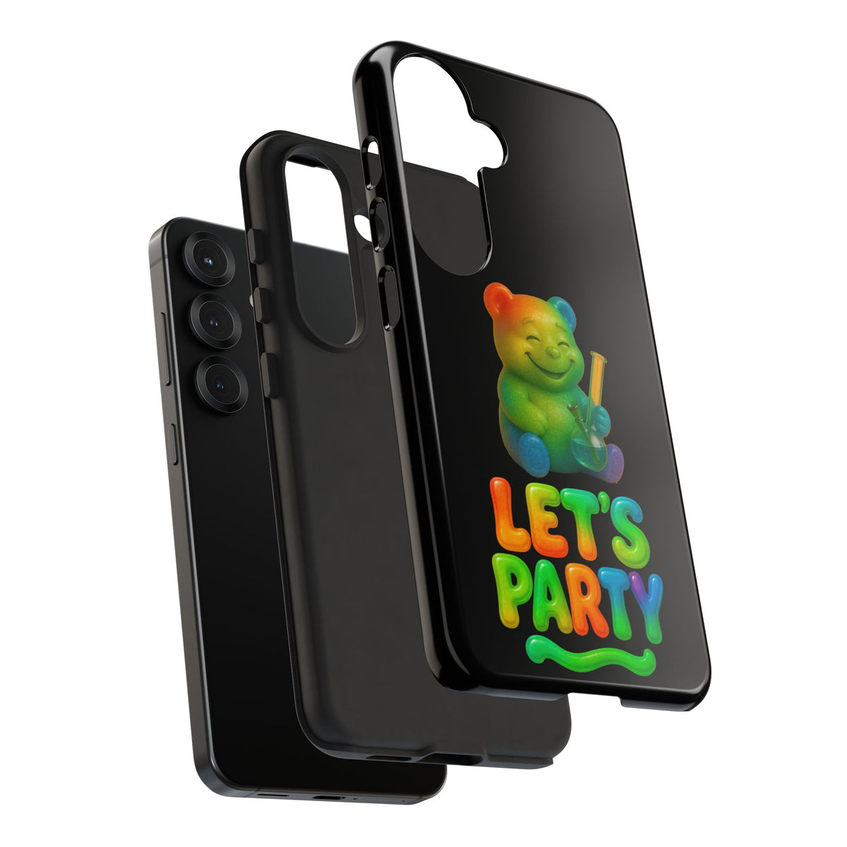 Let's Party Rainbow Bear Phone Case