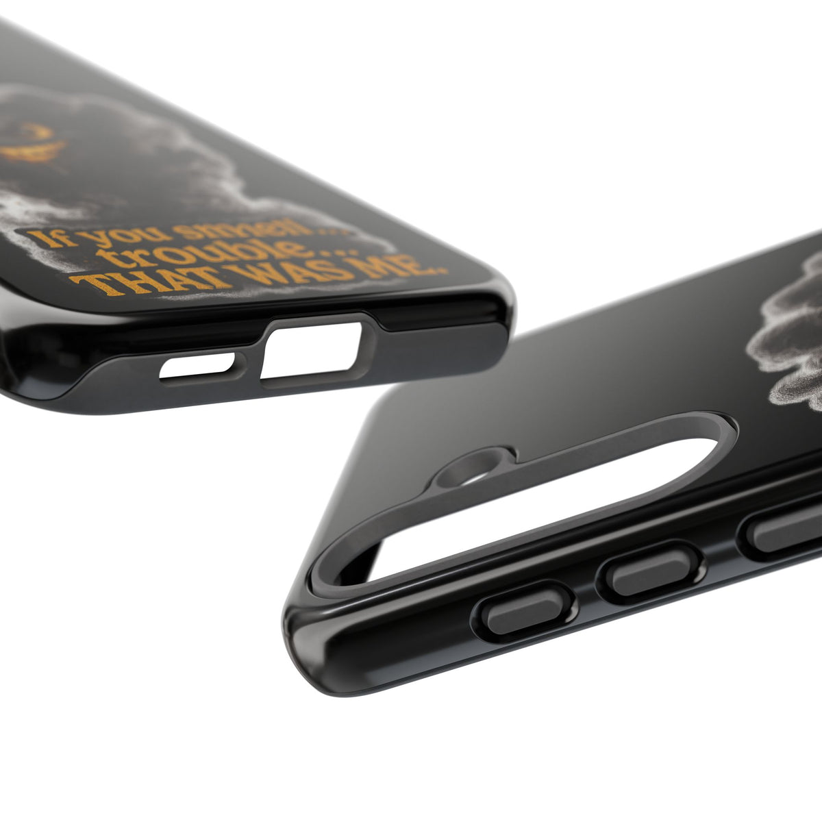 Phone Case — "If You Smell Trouble... THAT WAS ME" Smoky Mischief Protective Case