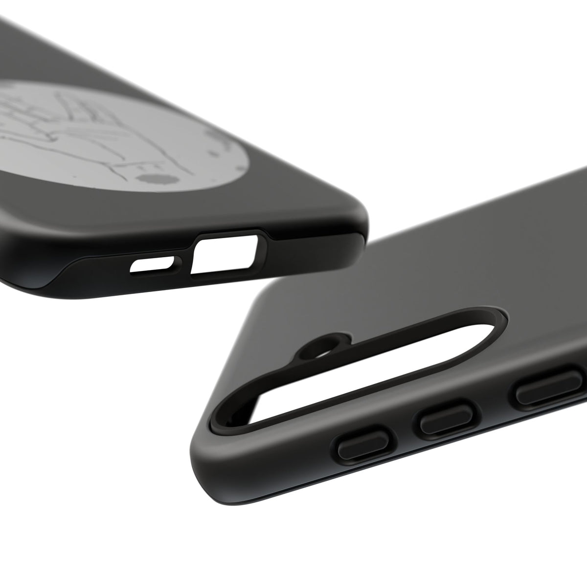 Spock Live Long Phone Case — Vulcan Salute Moon Graphic