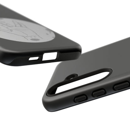 Spock Live Long Phone Case — Vulcan Salute Moon Graphic
