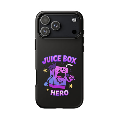 Phone Case — 'Juice Box Hero' Cute Cartoon Protective Cover