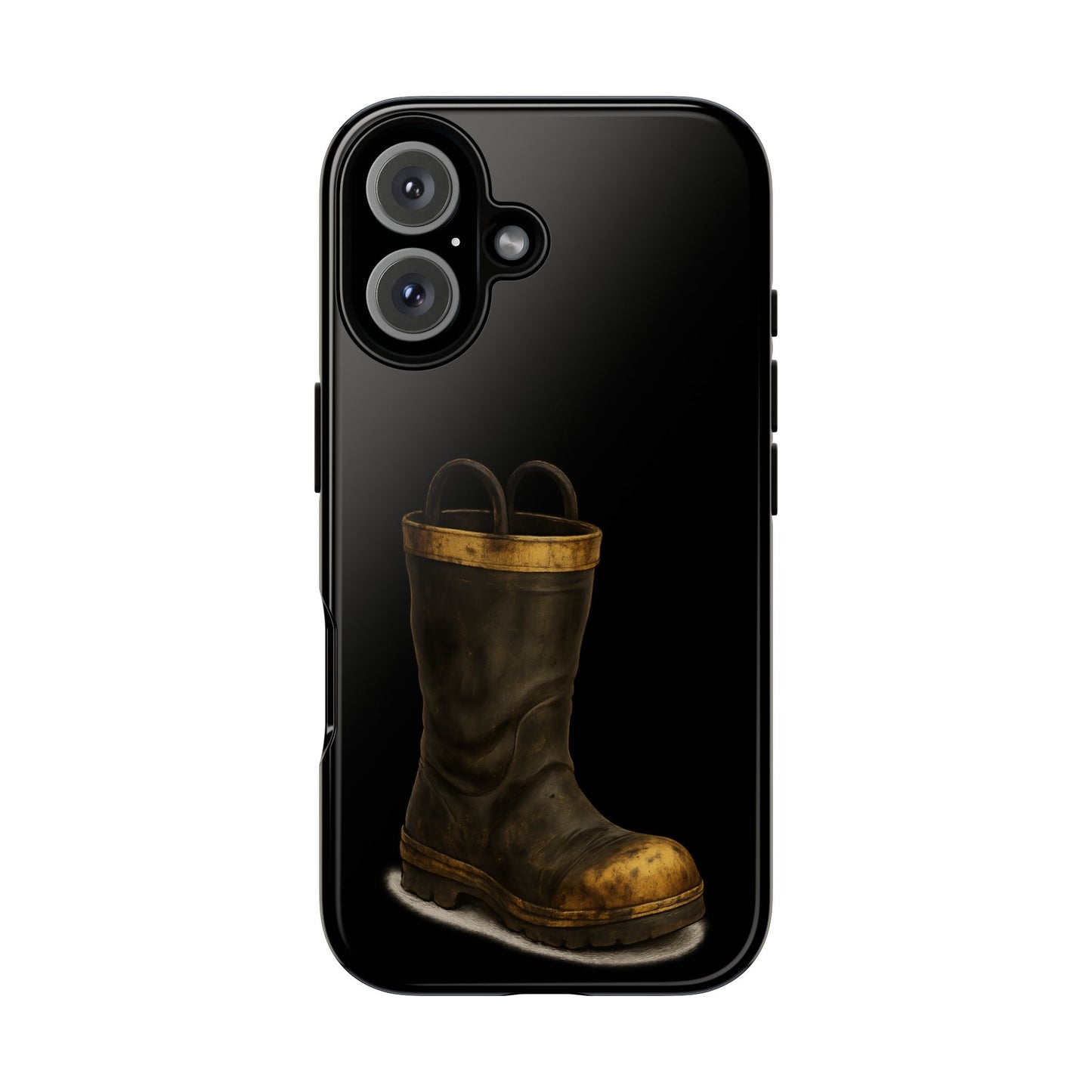 Vintage Fire Boot Phone Case — Rugged Protective iPhone Cover