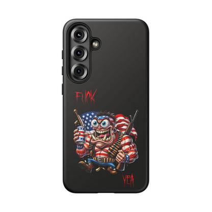 Patriotic Madman Phone Case — 'Funk Yea' USA Flag Tough Case
