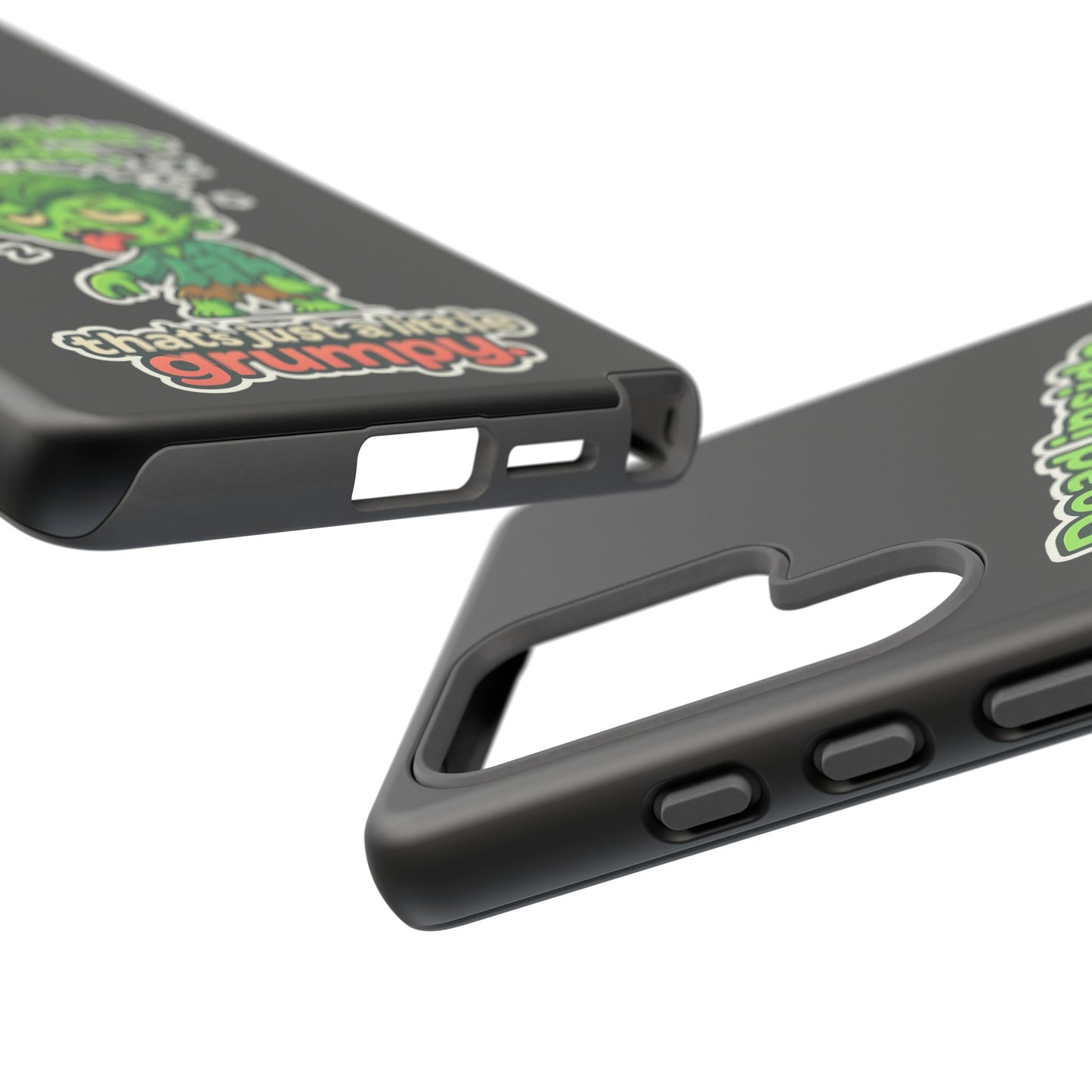 Phone Case — "Dead Inside, Outside, That's Just a Little Grumpy" Cute Zombie Design