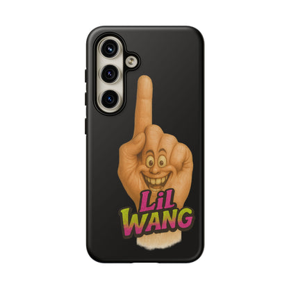 Phone Case — 'Lil Wang' Humorous Middle Finger Character Protective Cover