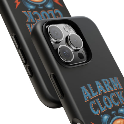 Phone Case — "Alarm Clock" Retro Screaming Clock Protective Cover