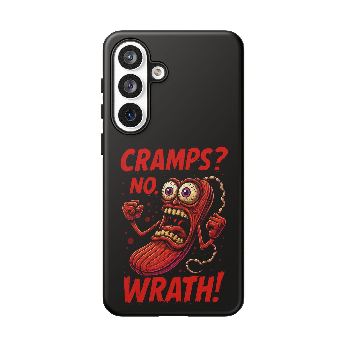 Phone Case — "Cramps? No, Wrath!" Retro Hot-Pepper Graphic