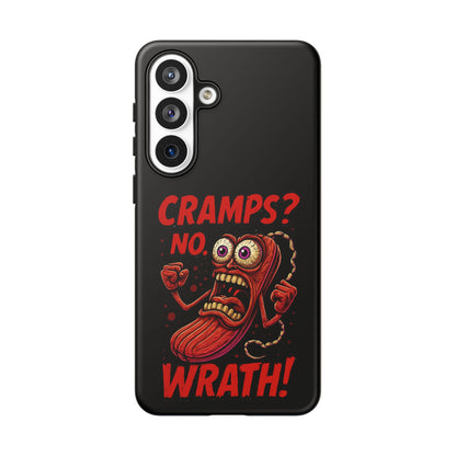 Phone Case — "Cramps? No, Wrath!" Retro Hot-Pepper Graphic