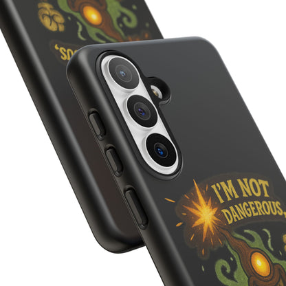 Phone Case — “I’m Not Dangerous, I’m Expressive” Monster Protective Case