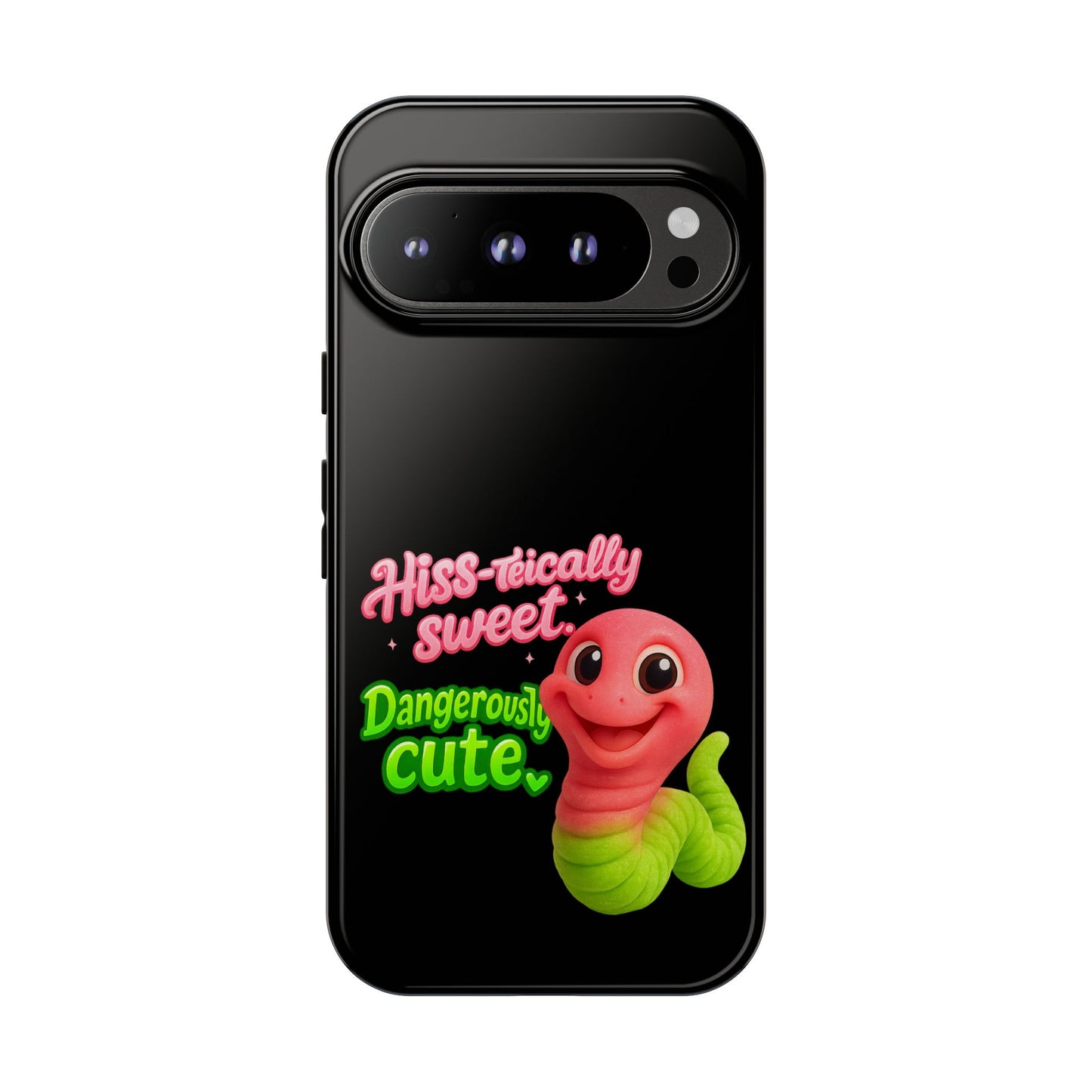 Phone Case — "Hiss-tically Sweet, Dangerously Cute" Worm Design