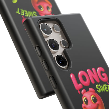 Phone Case — "Long Sweet Sticky" Cute Candy Snake Protective Case