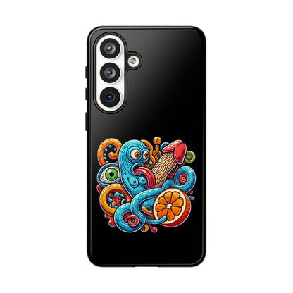 Octopus Surf Phone Case — Colorful Nautical Art Protective Phone Cover