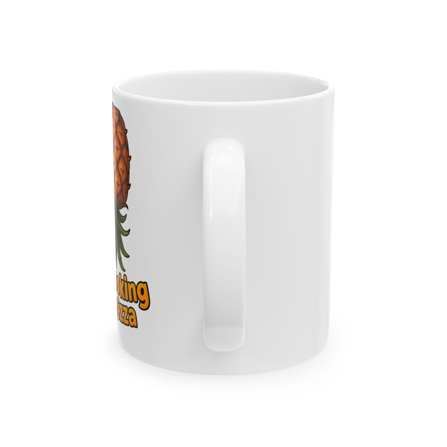 Pineapple Ceramic Mug (11oz/15oz) — Funny Tropical Foodie Coffee Cup