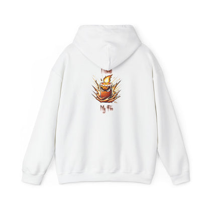 Candle Flame Hoodie — 'Make My Fire' Cozy Graphic Hooded Sweatshirt